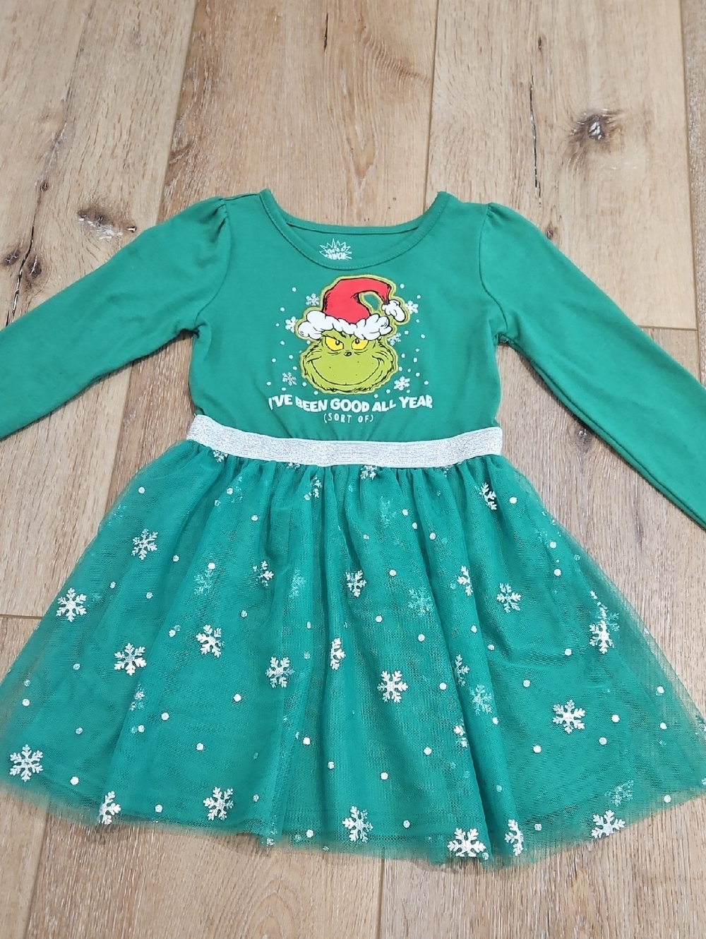 Grinch Green Holiday Tulle Dress